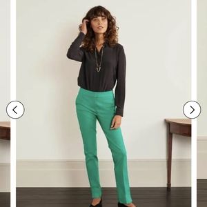 🌞 Boden green cotton pants